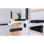 GYMNASTIC LADDER WITH A HAND BAR AND A BENCH FOR EXERCISES BENCHK 723W - Image 3