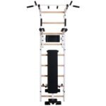 GYMNASTIC LADDER WITH A HAND BAR AND A BENCH FOR EXERCISES BENCHK 723W - Image 4