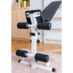 GYMNASTIC LADDER WITH A HAND BAR AND A BENCH FOR EXERCISES BENCHK 723W - Image 8