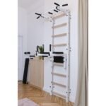 GYMNASTIC LADDER WITH A HAND BAR AND A HANDRAIL FOR EXERCISES BENCHK 722W - Image 3