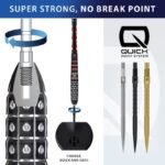 Harrows QUICK POINT sharp steel tips - HM GRIP silver - Image 3