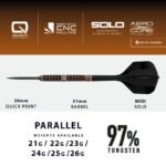 Harrows TOLFRAM TRINITY 97% steeltip darts - Image 3