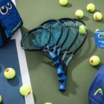 Head Novak 23 cv3 3/4 tennis racket with cover, black and blue, 235014 SC06 - Image 4
