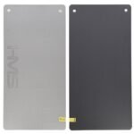 HMS Premium MFK07 gray club fitness mat with holes