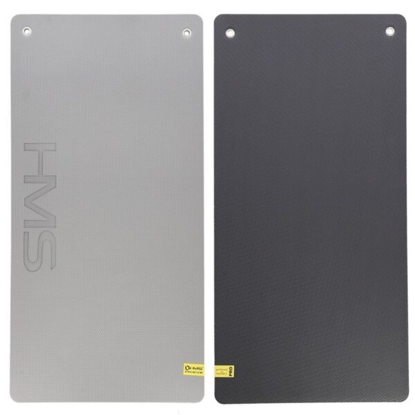 HMS Premium MFK07 gray club fitness mat with holes