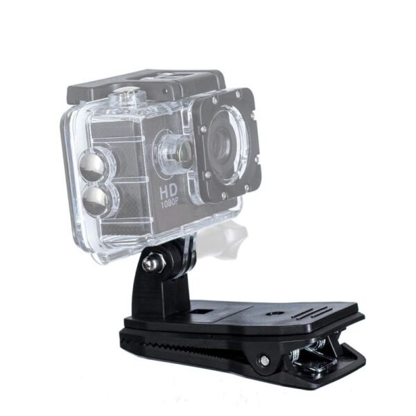 Holder with clip for mounting for GoPro