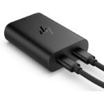 HP 65W GaN Laptop Charger 2xUSB-C Black AC Adapter 600Q7AA - Image 2