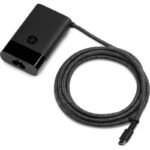 HP 65W Laptop Charger USB-C Black AC Adapter 671R2AA