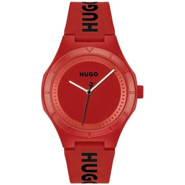 HUGO Lit For Him Red Mens Watch 1530346 + BOX