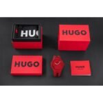 HUGO Lit For Him Red Mens Watch 1530346 + BOX - Image 5