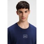 Hugo Loungewear Laze AZZURRO Mens Sleep Shirt (50525236-409) - Image 2