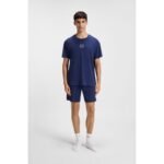 Hugo Loungewear Laze AZZURRO Mens Sleep Shirt (50525236-409) - Image 4