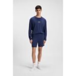 Hugo Loungewear Laze AZZURRO Mens Sleep Shorts (50525247-409) - Image 4