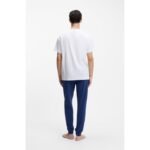Hugo Loungewear Laze BIANCO Mens Sleep Shirt (50525236-101) - Image 2
