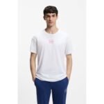 Hugo Loungewear Laze BIANCO Mens Sleep Shirt (50525236-101) - Image 4