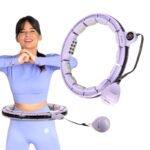 Hula Hop HMS HHM13 with magnets, weights and counter purple - Image 2