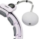 HULA HOP WITH MASSAGER, WEIGHT AND COUNTER, WHITE AND GREY ENERO FIT - Image 4