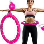 HULA HOP WITH MASSAGER, WEIGHTS AND COUNTER FUCHSIA ENERO FIT