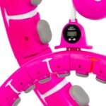 HULA HOP WITH MASSAGER, WEIGHTS AND COUNTER FUCHSIA ENERO FIT - Image 3