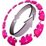 HULA HOP WITH MASSAGER, WEIGHTS AND COUNTER FUCHSIA ENERO FIT - Image 6