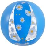 INFLATABLE BEACH BALL 50CM DAISY BLUE 53174