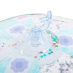 INFLATABLE BEACH BALL 50CM GLITTER BLUE 53197 - Image 3