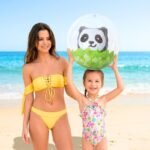 INFLATABLE BEACH BALL 50CM PANDA 53198 - Image 2