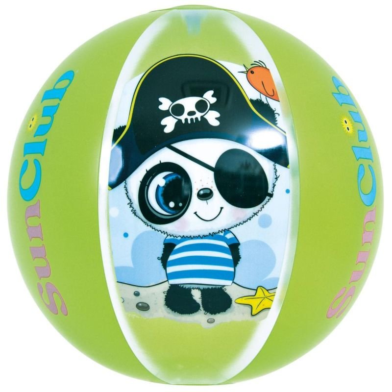 lupin-wear-ca-inflatable-beach-ball-panda-40cm-53014-green-2468421 INFLATABLE BEACH BALL PANDA 40CM 53014 GREEN - Image 1