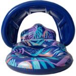 INFLATABLE BEACH CHAIR WITH CANOPY SUMMER NIGHT 33364 - Image 2