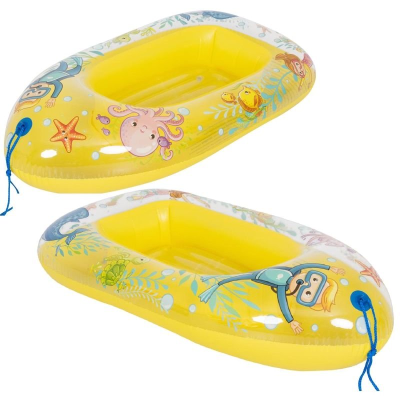 lupin-wear-ca-inflatable-boat-for-swimming-112x70cm-37593-yellow-2468435 INFLATABLE BOAT FOR SWIMMING 112x70CM 37593 YELLOW - Image 1