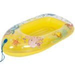 INFLATABLE BOAT FOR SWIMMING 112x70CM 37593 YELLOW - Image 6