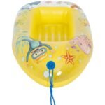 INFLATABLE BOAT FOR SWIMMING 112x70CM 37593 YELLOW - Image 7