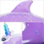 INFLATABLE RING 89x64.5CM WHALE GLITTER 35641 - Image 4