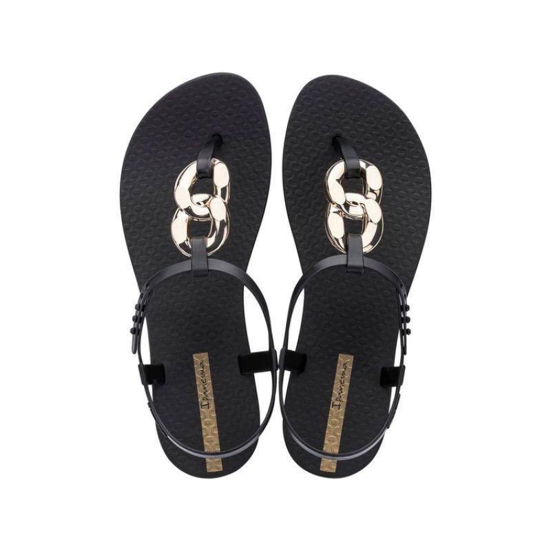 lupin-wear-ca-ipanema-sandal-class-women-s-fashionable-black-and-gold-flip-flops-1618009 Ipanema Sandal Class womens fashionable black and gold flip-flops - Image 1