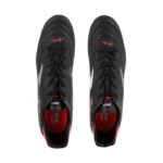 Joma Aquila FG football boots black and red AGUW2241 - Image 4