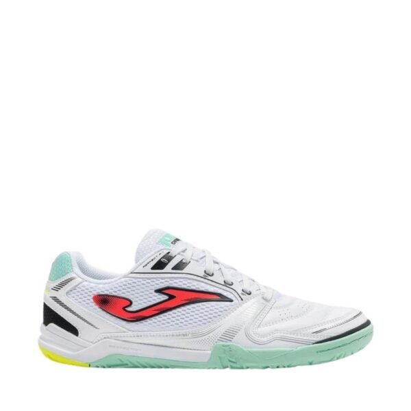 Joma Dribling Indoor 2632 white and turquoise DRIS2632IN football boots