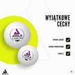 JOOLA PRO 3 STAR TABLE TENNIS BALLS 24 PCS WHITE - Image 4