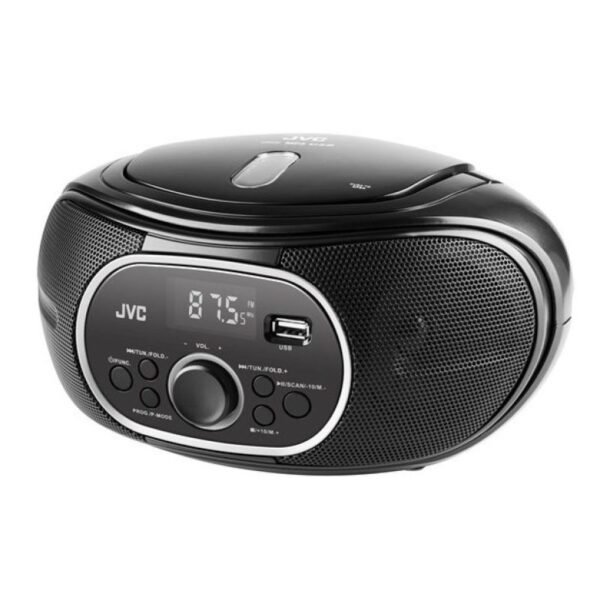 JVC RD-E221B Boombox black radio player