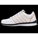 K-swiss RINZLER WHITE/ORANGE POPPY/BLACK-M sneakers (01235-185-M) - Image 5