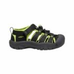 Keen Newport H2 Black/Lime Green Kids Summer Hiking Sandals (1009942)