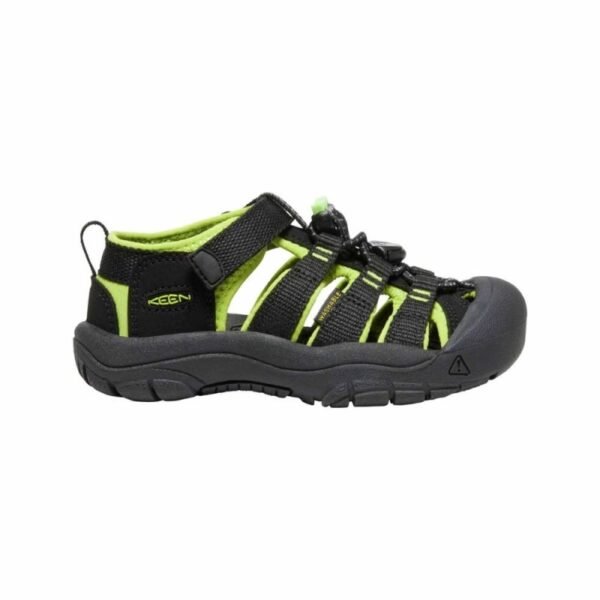 Keen Newport H2 Black/Lime Green Kids Summer Hiking Sandals (1009942)