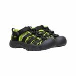 Keen Newport H2 Black/Lime Green Kids Summer Hiking Sandals (1009942) - Image 6