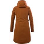 Killtec KOW 165 Womens Hooded Raincoat for Trekking and Everyday Use, Yellow (37726/253) - Image 2