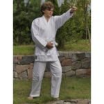 KIMONO ENERO PROFESSIONAL KARATE 170CM 8OZ - Image 4