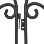 KINZO BLACK PLASTIC GARDEN FENCE 59x33CM 4 PANELS - Image 4