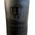 Leather punching bag 140 cm x 40 cm filled - WWS-14040-1H black - Image 2