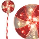 LED GARDEN DECORATION SUGAR LOLLIPOPS SET OF 3 WARM LIGHT - Image 2