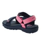 Lee Cooper childrens shoes girls velcro sandals for summer beach navy blue pink - Image 3