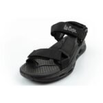 Lee Cooper mens shoes with velcro straps for summer, lightweight black - Image 3