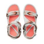 Lee Cooper womens shoes velcro sandals for summer beach light gray pink - Image 5